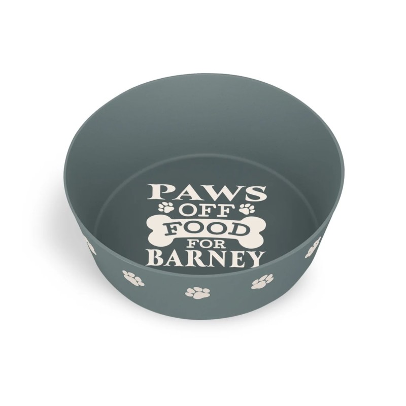 Paws Off Food For Barney Dog Bowl