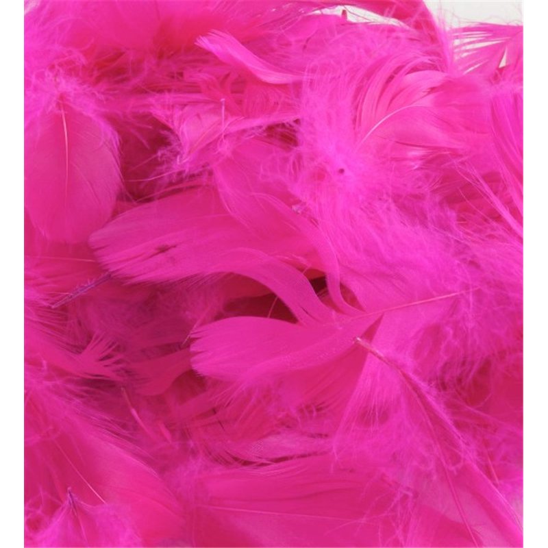 50G ASST FUCHSIA PINK FEATHERS