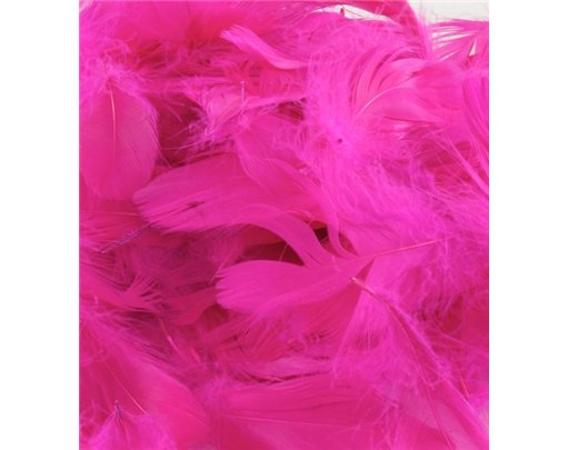 50G ASST FUCHSIA PINK FEATHERS