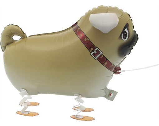 PUG WALKING BALLOON