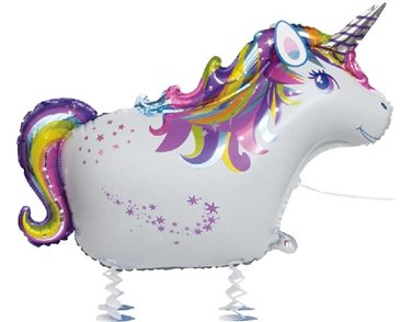 UNICORN WALKING FOIL BALLOON