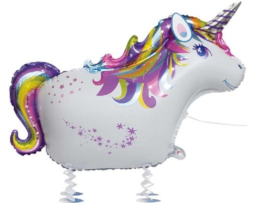 UNICORN WALKING FOIL BALLOON