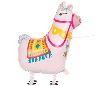 LLAMA WALKING FOIL BALLOON