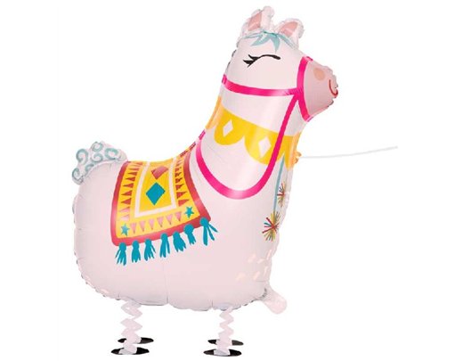 LLAMA WALKING FOIL BALLOON