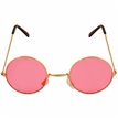 GOLD GLASSES WITH PINK LENS