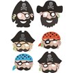 6ASST PIRATE EVA MASK