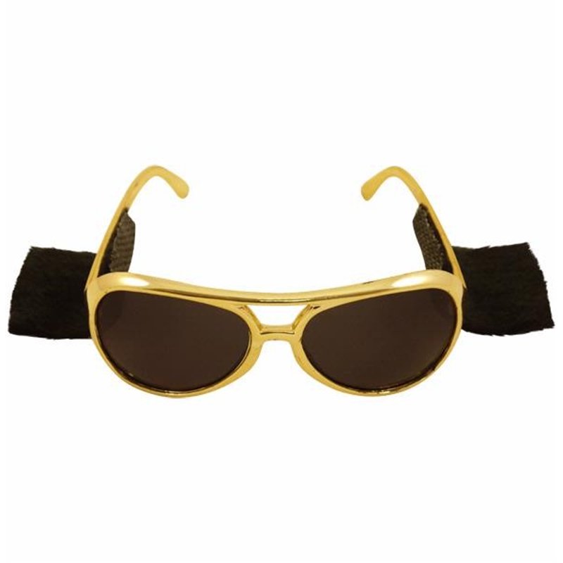 GLASSES WITH SIDEBURNS