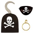 PIRATE HOOK/EYE PATCH/EARRING