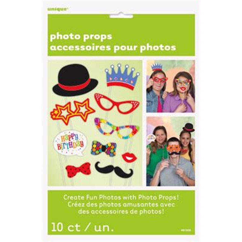 CONFETTI BIRTHDAY PHOTO PROP