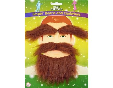 GINGER BEARD & EYEBROWS SET