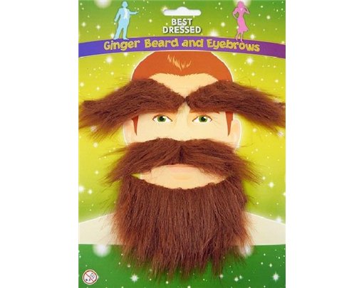 GINGER BEARD & EYEBROWS SET
