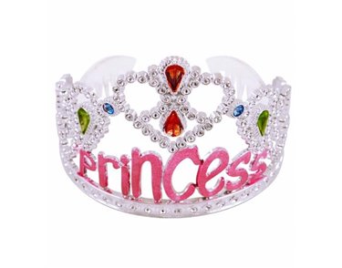 SILVER TIARA PINK PRINCESS   12S