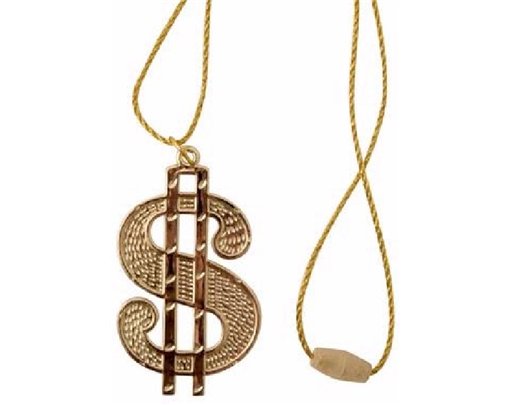 11CM GOLD DOLLAR NECKLACE