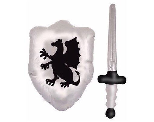 INFLATABLE SWORD AND SHIELD SET