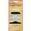 6ASST COLOUR MOUSTACHES