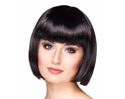 BLACK CABERET WIG