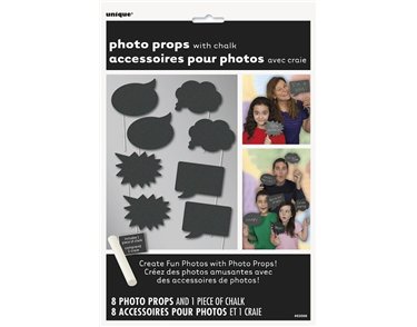 8PC CHALK PHOTO PROP