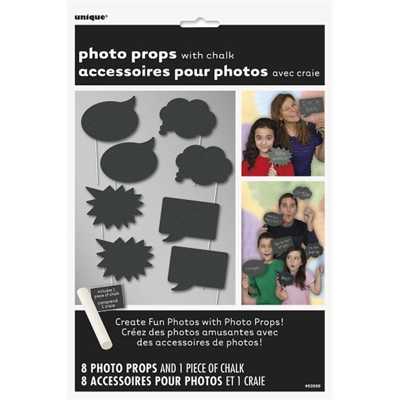 8PC CHALK PHOTO PROP