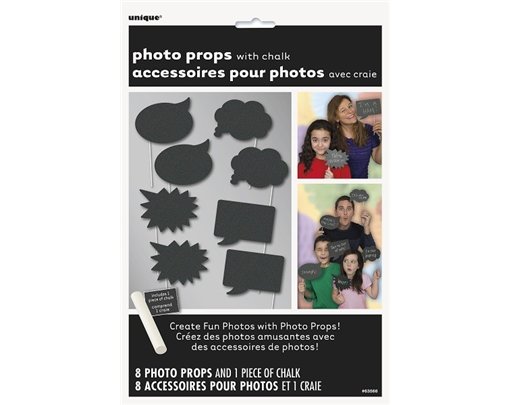 8PC CHALK PHOTO PROP