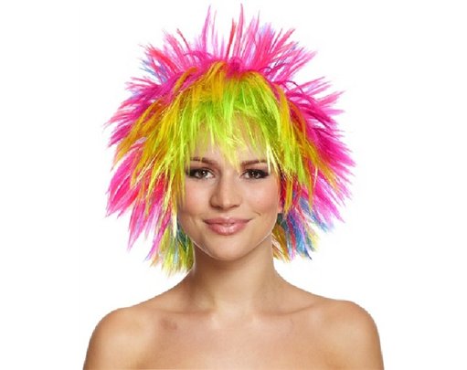 130G RAINBOW PUNK WIG