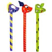 118CM 3ASST INFLATABLE DINOSAUR STICKS
