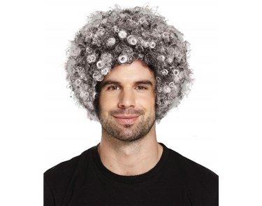 GREY AFRO WIG