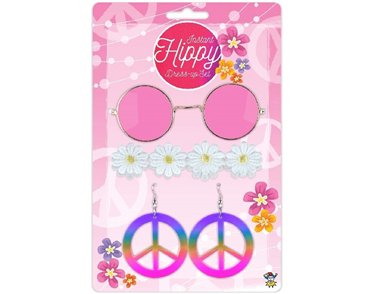 4PC ADULT HIPPIE SET