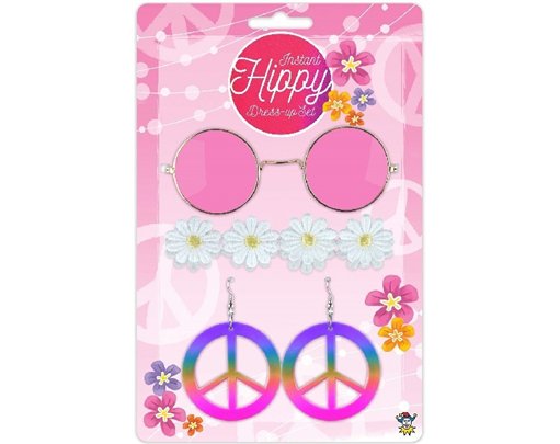4PC ADULT HIPPIE SET