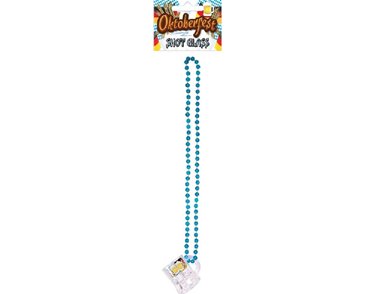 BEER FEST SHOT GLASS WITH NECKLACE