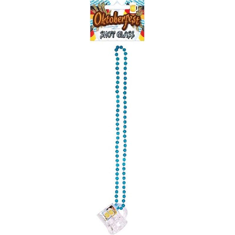 BEER FEST SHOT GLASS WITH NECKLACE