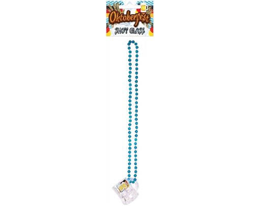BEER FEST SHOT GLASS WITH NECKLACE