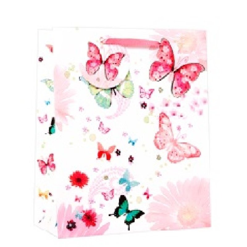 BUTTERFLIES MEDIUM GIFT BAG 6S