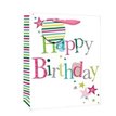 HAPPY B/DAY MEDIUM G/BAG  6S