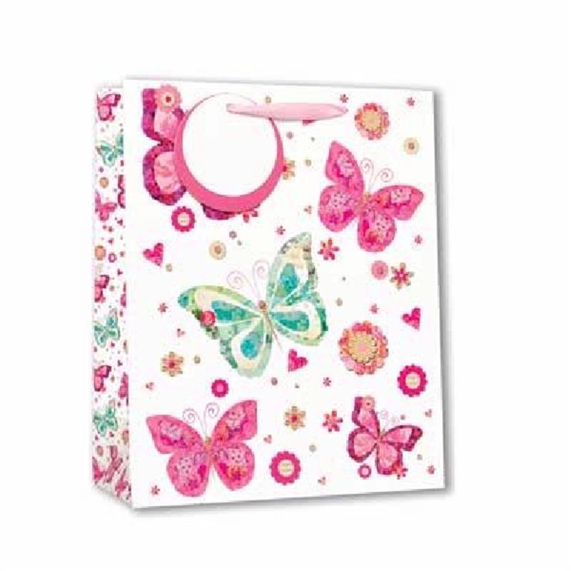 BUTTERFLIES MEDIUM G/BAG  6S