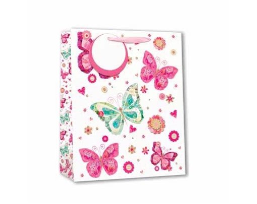 BUTTERFLIES MEDIUM G/BAG  6S