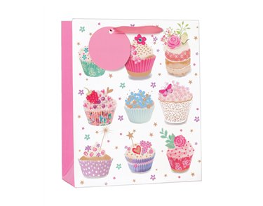 CUPCAKES MEDIUM G/BAG  6S