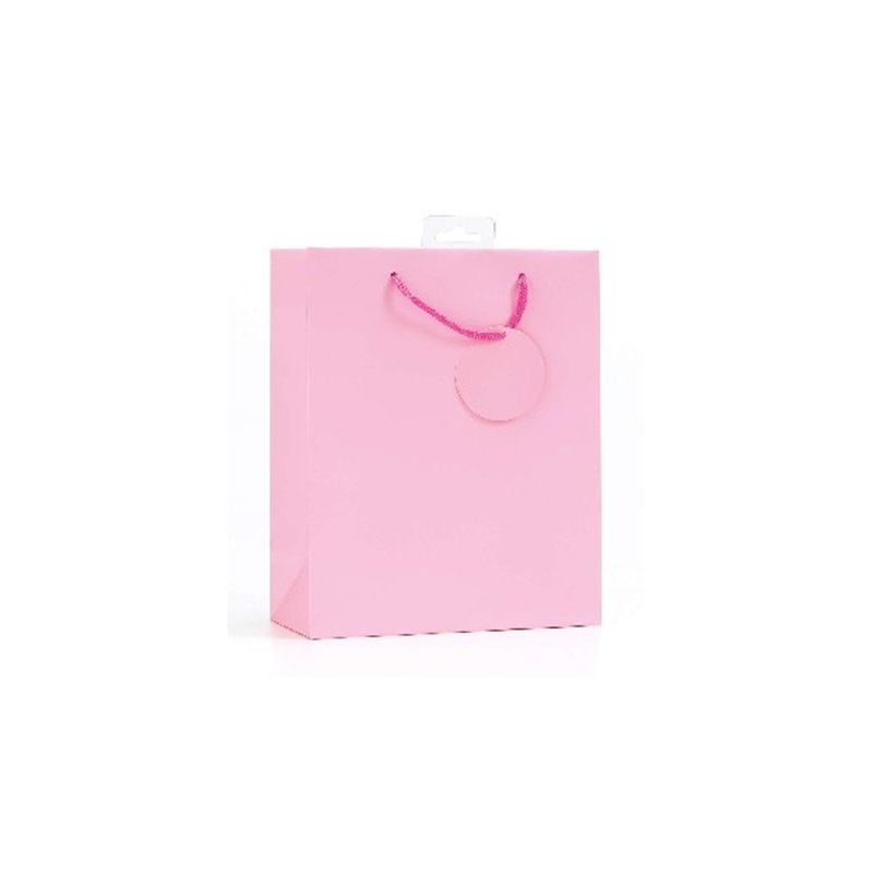 PLAIN PINK SMALL G/BAG  6S