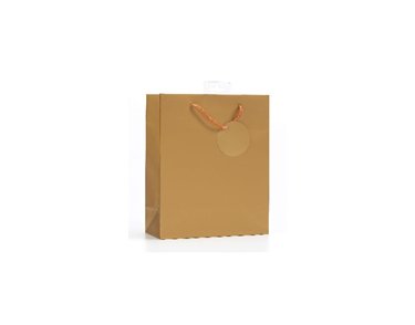 PLAIN GOLD SMALL G/BAG  6S