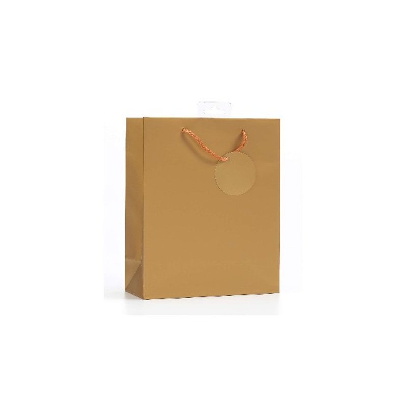 PLAIN GOLD SMALL G/BAG  6S