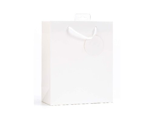 PLAIN WHITE MEDIUM G/BAG  6S