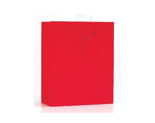 PLAIN RED MEDIUM G/BAG  6S
