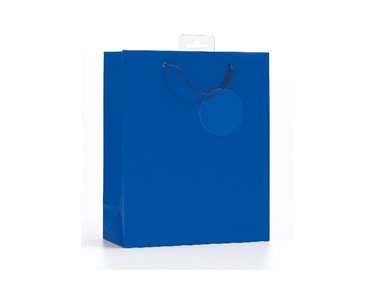 PLAIN BLUE MEDIUM G/BAG  6S