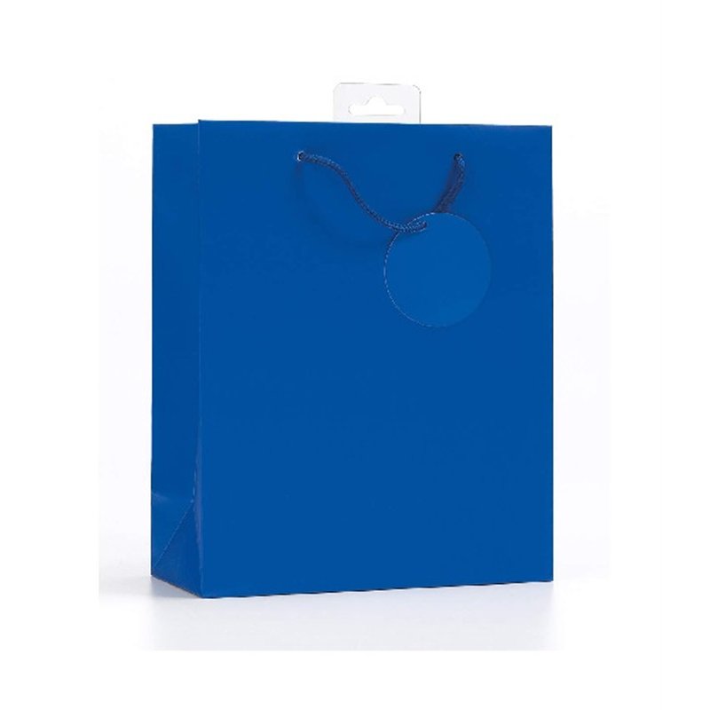 PLAIN BLUE MEDIUM G/BAG  6S