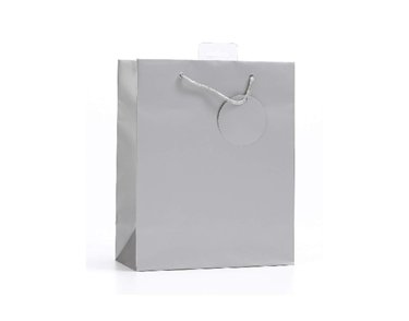 PLAIN SILVER MEDIUM G/BAG  6S