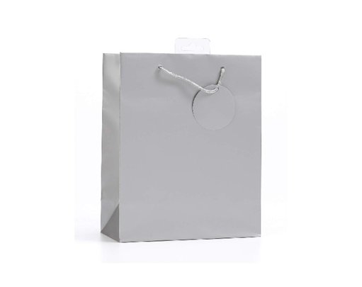 PLAIN SILVER MEDIUM G/BAG  6S