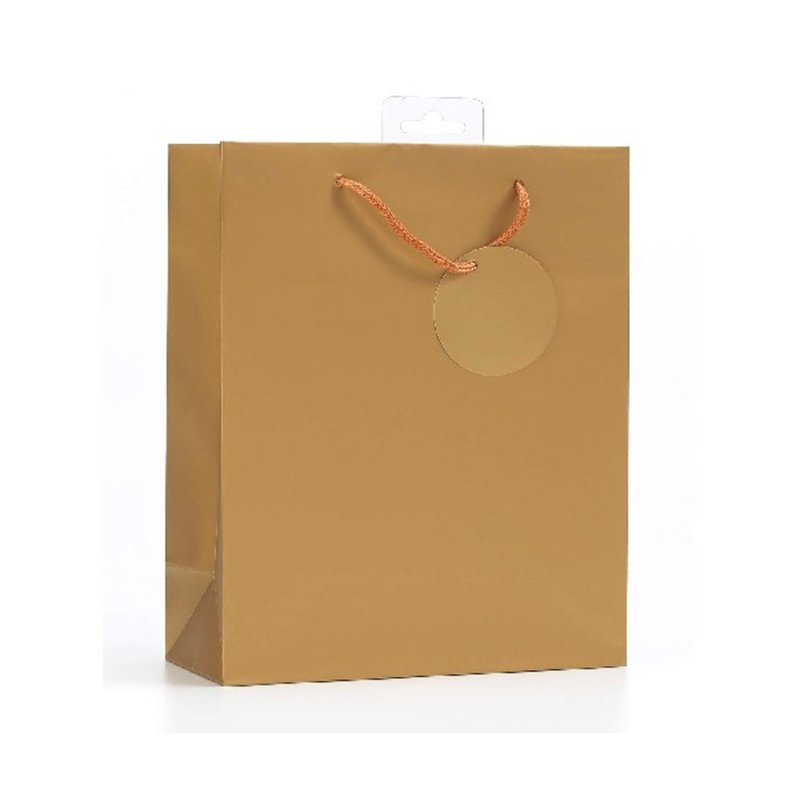 PLAIN GOLD MEDIUM G/BAG  6S
