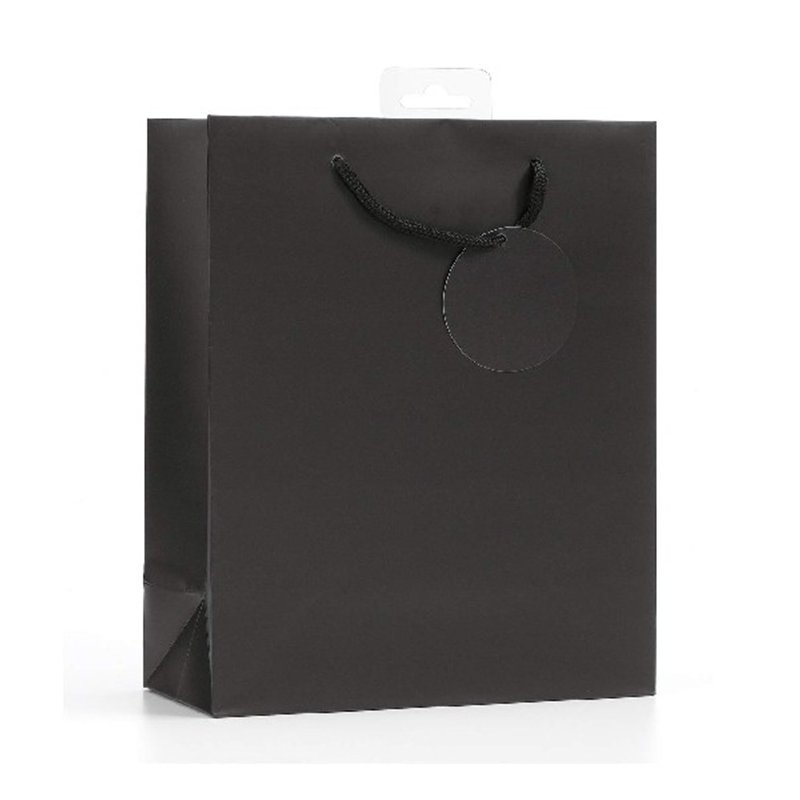 PLAIN BLACK LARGE G/BAG  6S