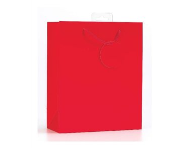 PLAIN RED LARGE G/BAG  6S