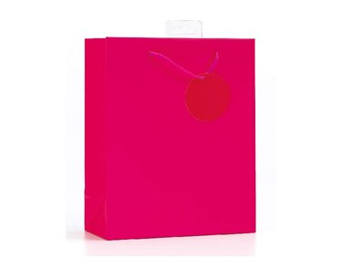 PLAIN CERISE LARGE G/BAG  6S