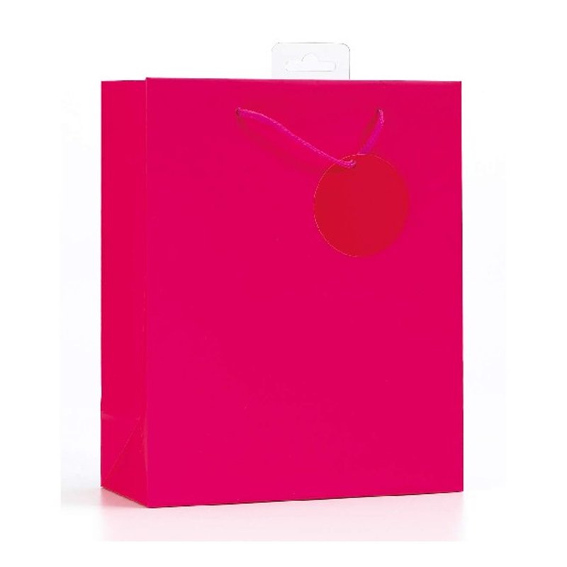 PLAIN CERISE LARGE G/BAG  6S